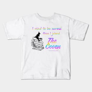 I used to be normal Black & Gradient Kids T-Shirt